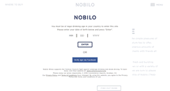 Desktop Screenshot of nobilowines.com